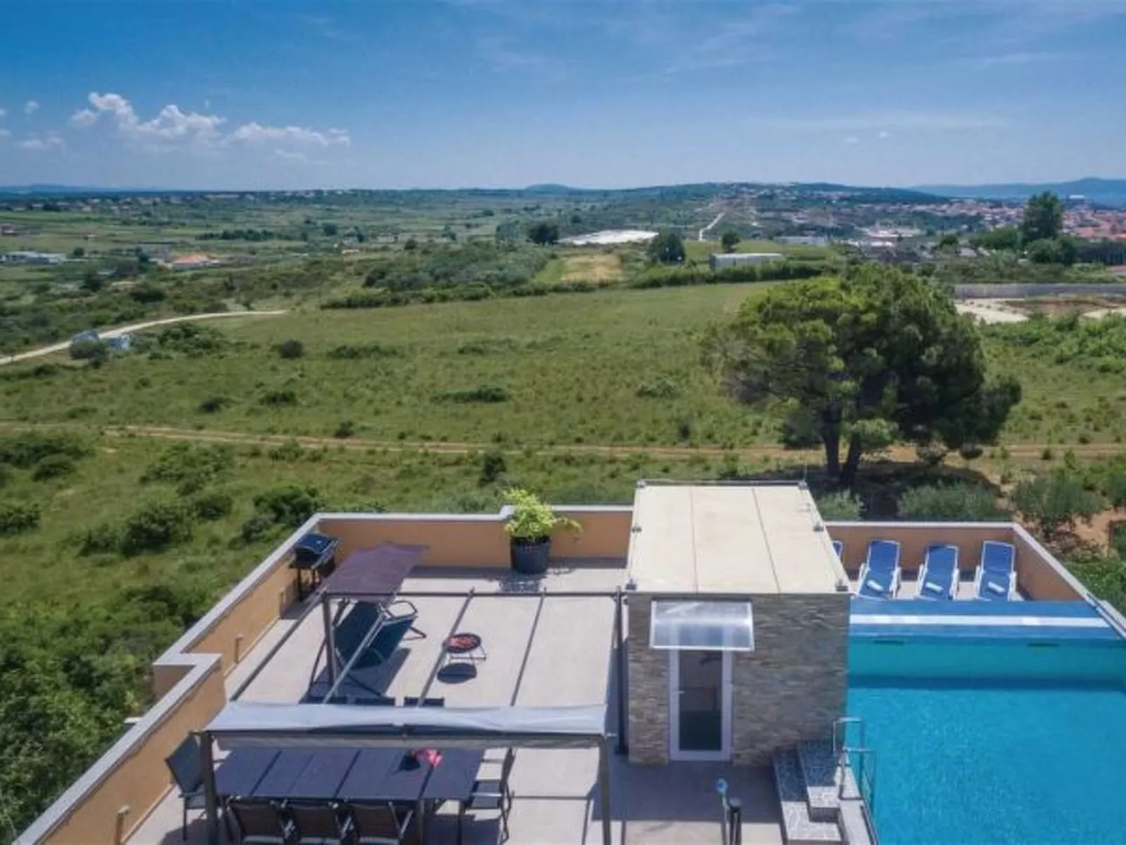 Villa Panorama with rooftop pool - Image-tags.info