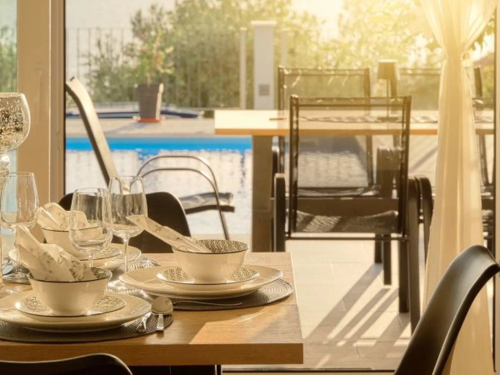 Beautiful Villa Katharina with pool - Buiten