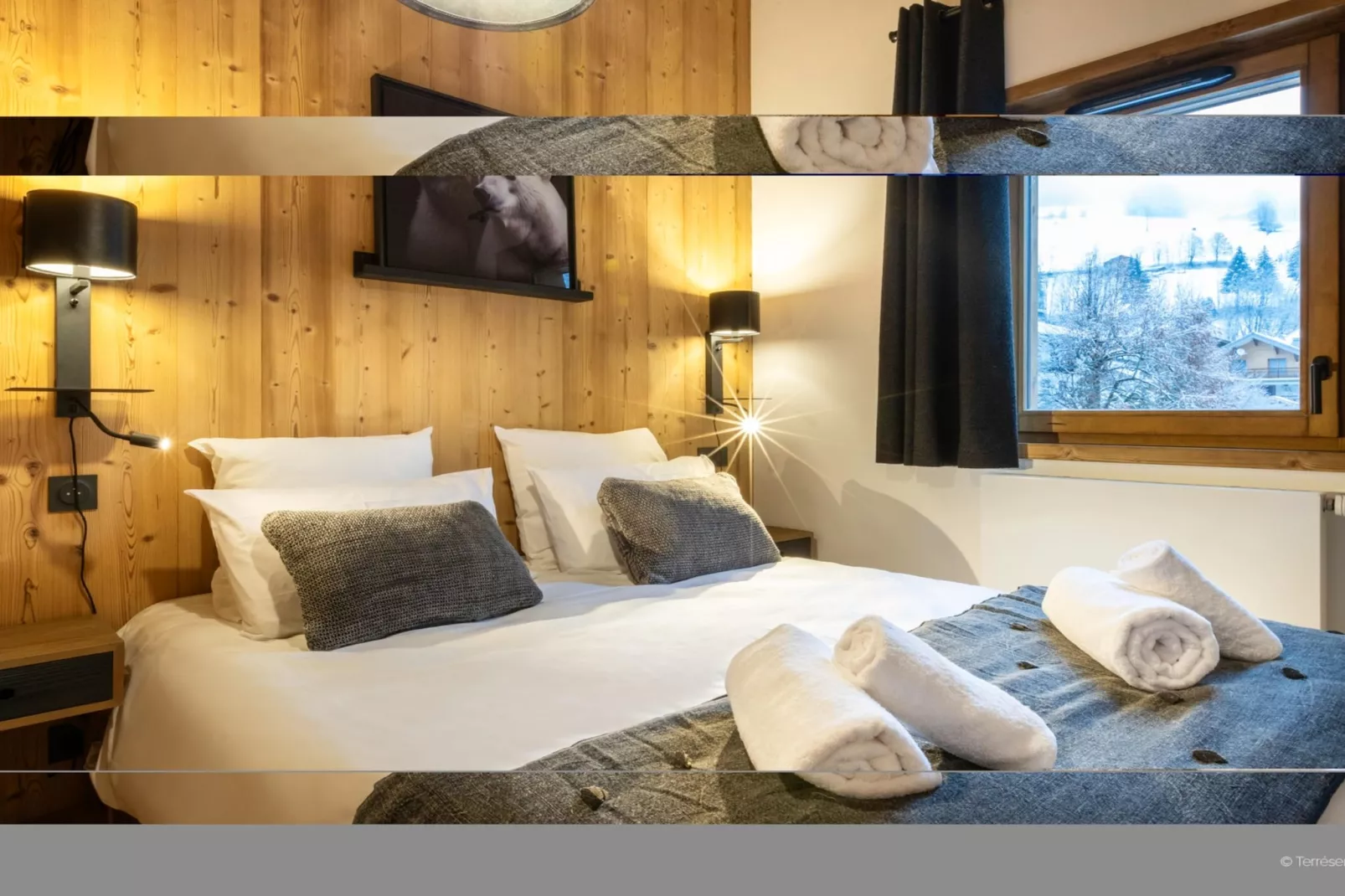 CHAPELLE DABONDANCE Le Flocon Blanc A26S - Slaapkamer