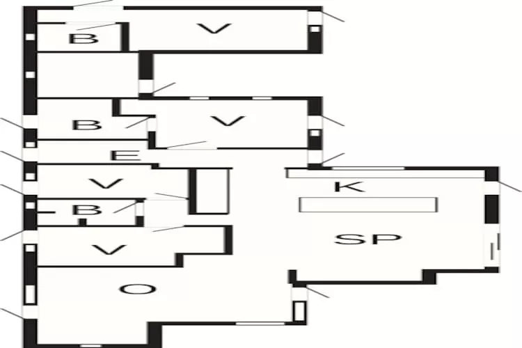 4 sterren vakantie huis in Gilleleje - Plattegrond