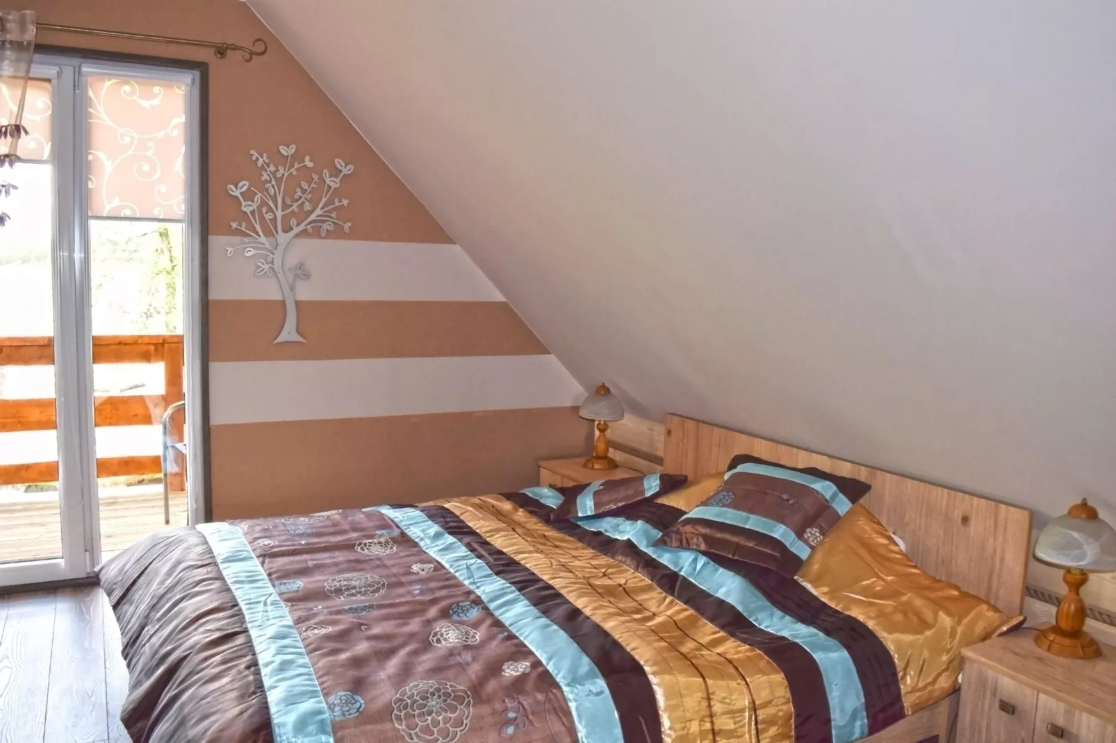 Dom wakacyjny nad jeziorem Goszcza w Lubrzy dla max 4 osób - Slaapkamer