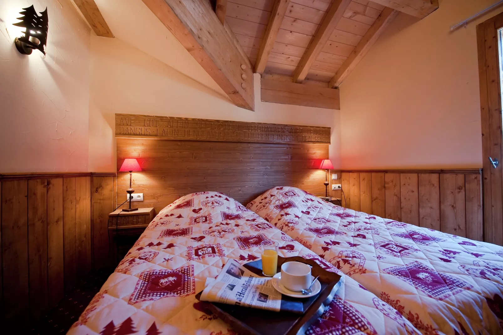 Chalet Le Refuge 2 - Slaapkamer