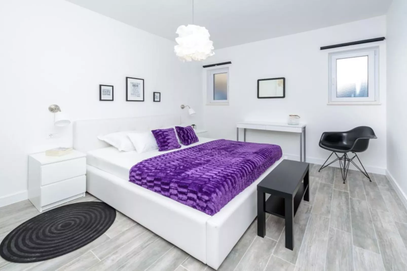 Apartments Villa Capitano - Two Bedroom Apartment with Balcony and Sea View (CRNI) - Slaapkamer