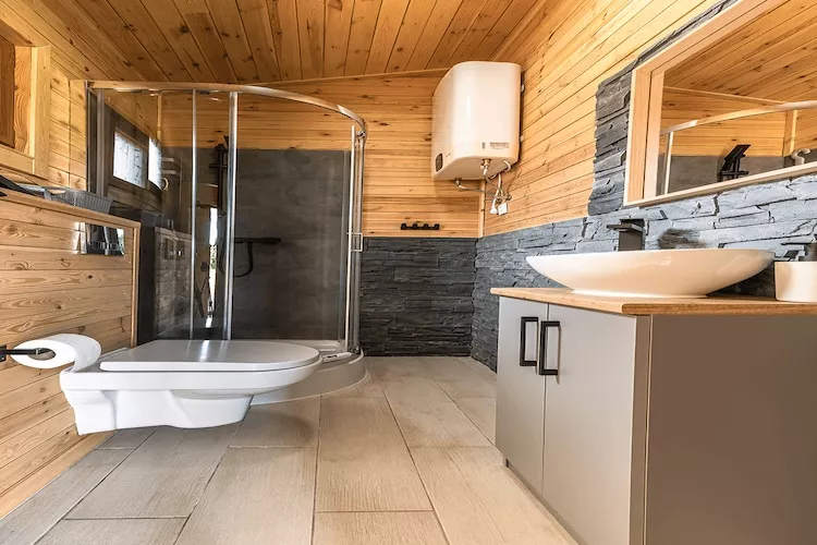 Osada Trzy Siostry domek nr 4 dla 5 osób Duszniki - Badkamer