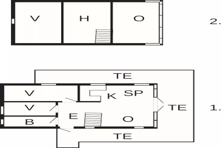 Vakantiehuis aan zee bij Gullmarsfjord - Plattegrond