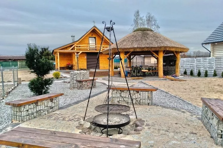 Domki wakacyjne w stylu góralskim z kominkiem Lubrza - Parkfaciliteiten