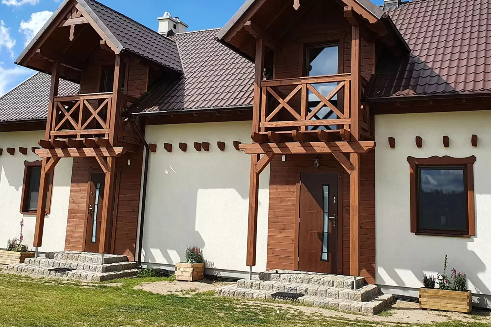 Dom wakacyjny bliźniak Wdzydze 1 - Buitenlucht