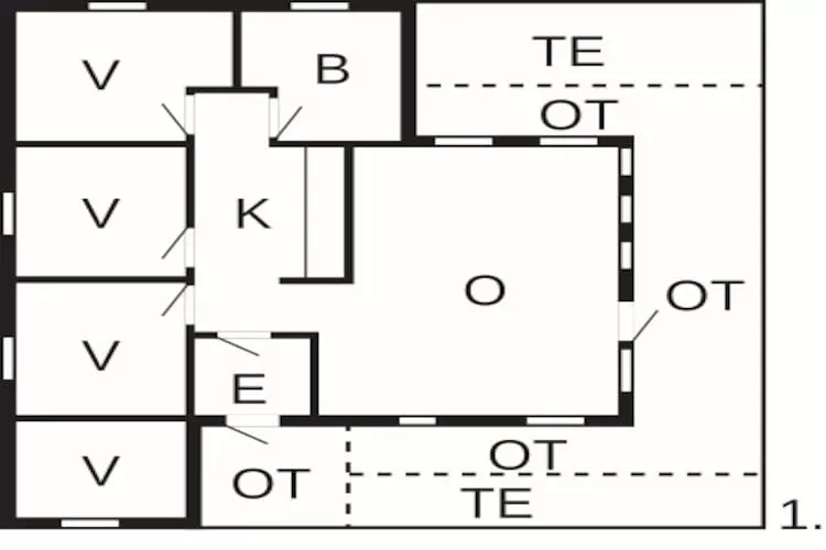 76963 BANKHYTTA - Plattegrond