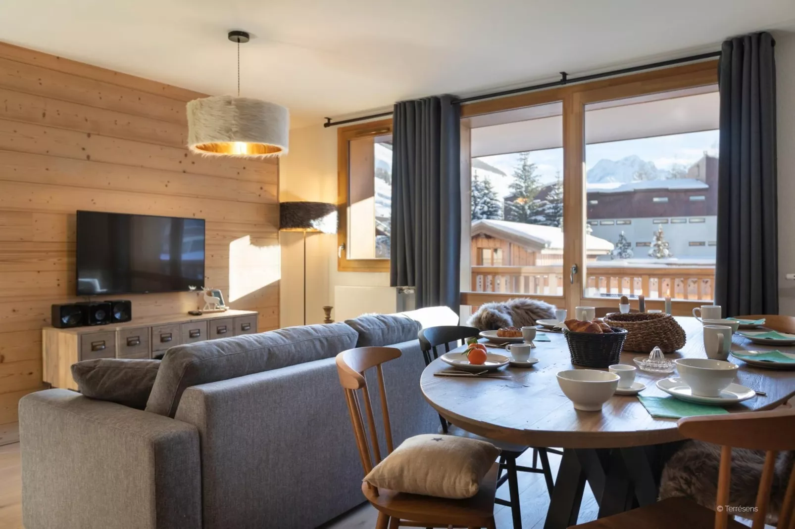 LES DEUX ALPES Neige et Soleil -A48P - Woonkamer