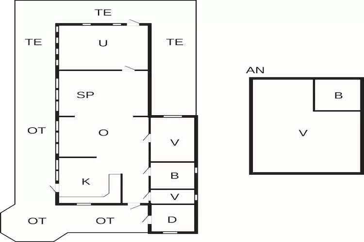 4 persoons vakantie huis in SÖDERKÖPING - Plattegrond