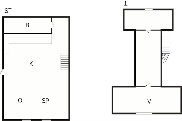 4 persoons vakantie huis in SLITE - Plattegrond