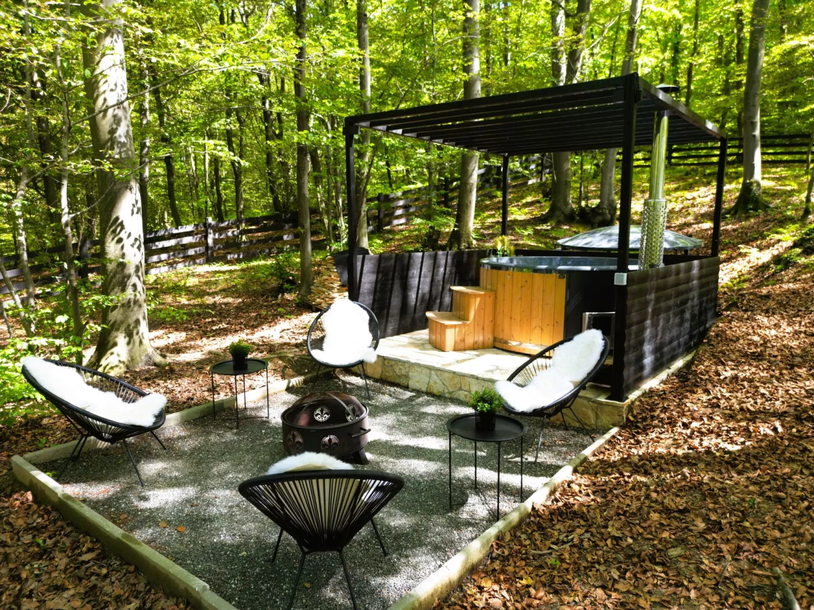 House Cabin Winterfell - Buiten