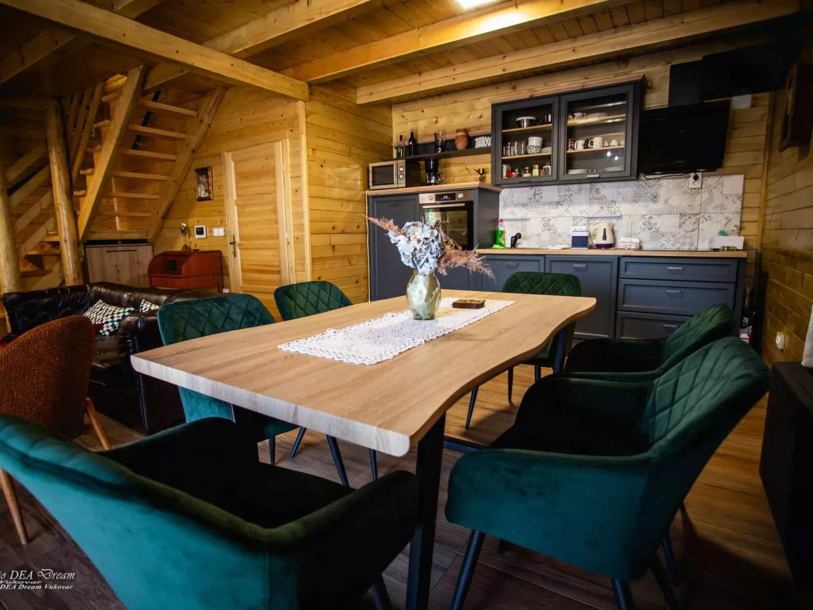 House Drvena kuća Vučedol - Binnen