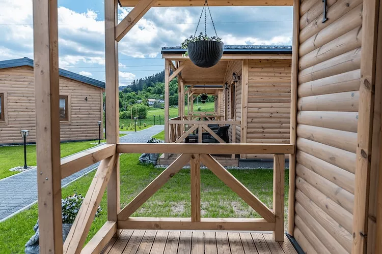 Osada Trzy Siostry domek nr 4 dla 6 osób Duszniki - Terrasbalkon