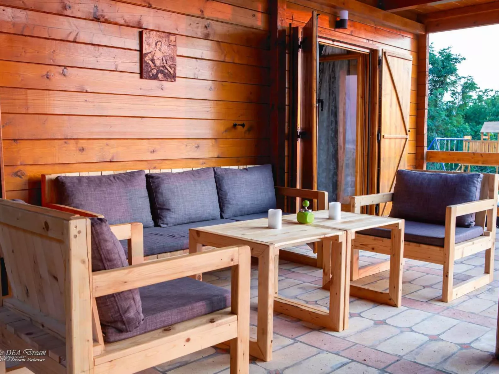 House Drvena kuća Vučedol - Binnen