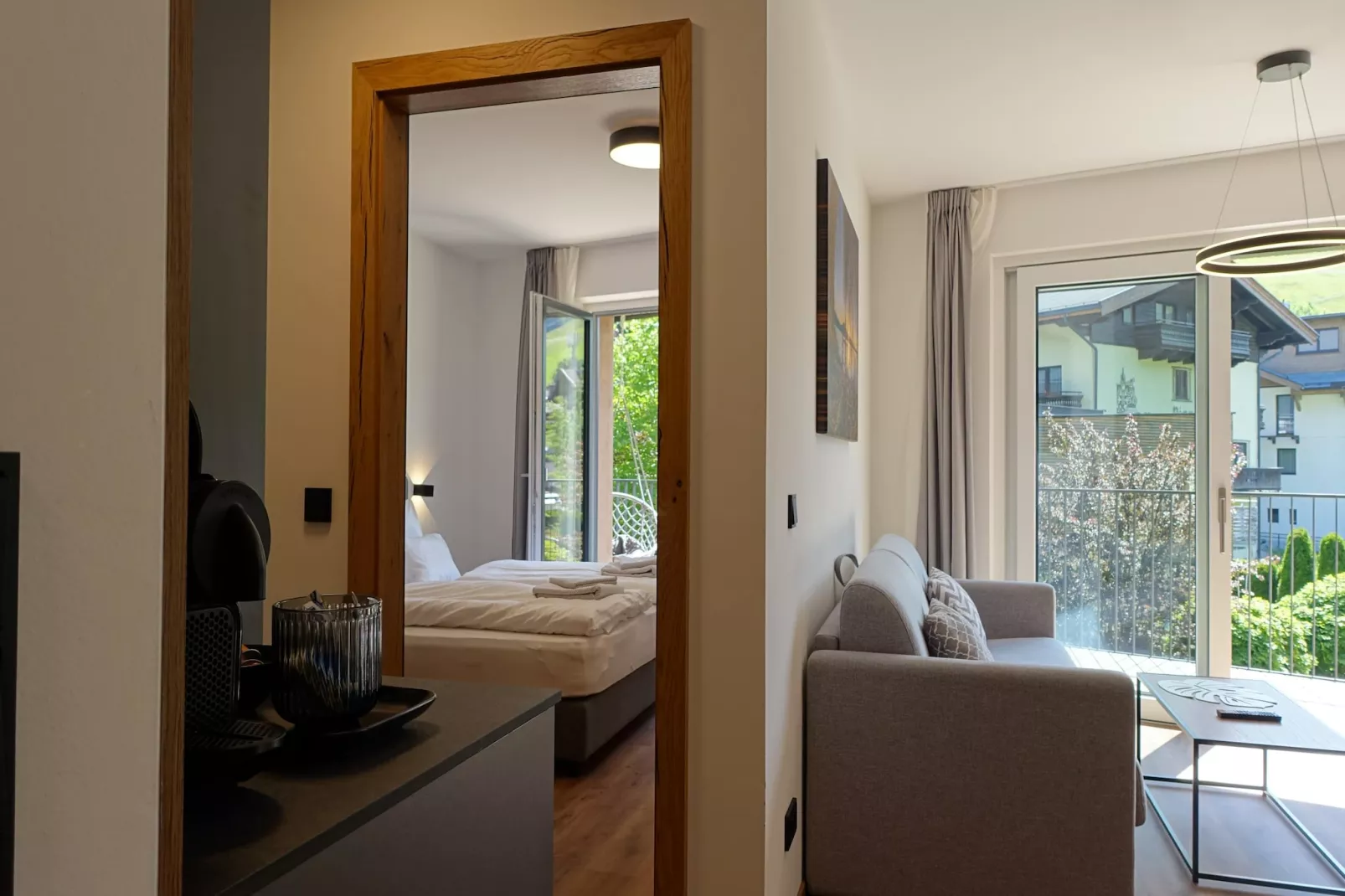 Bergzeit Appartements - Woonkamer