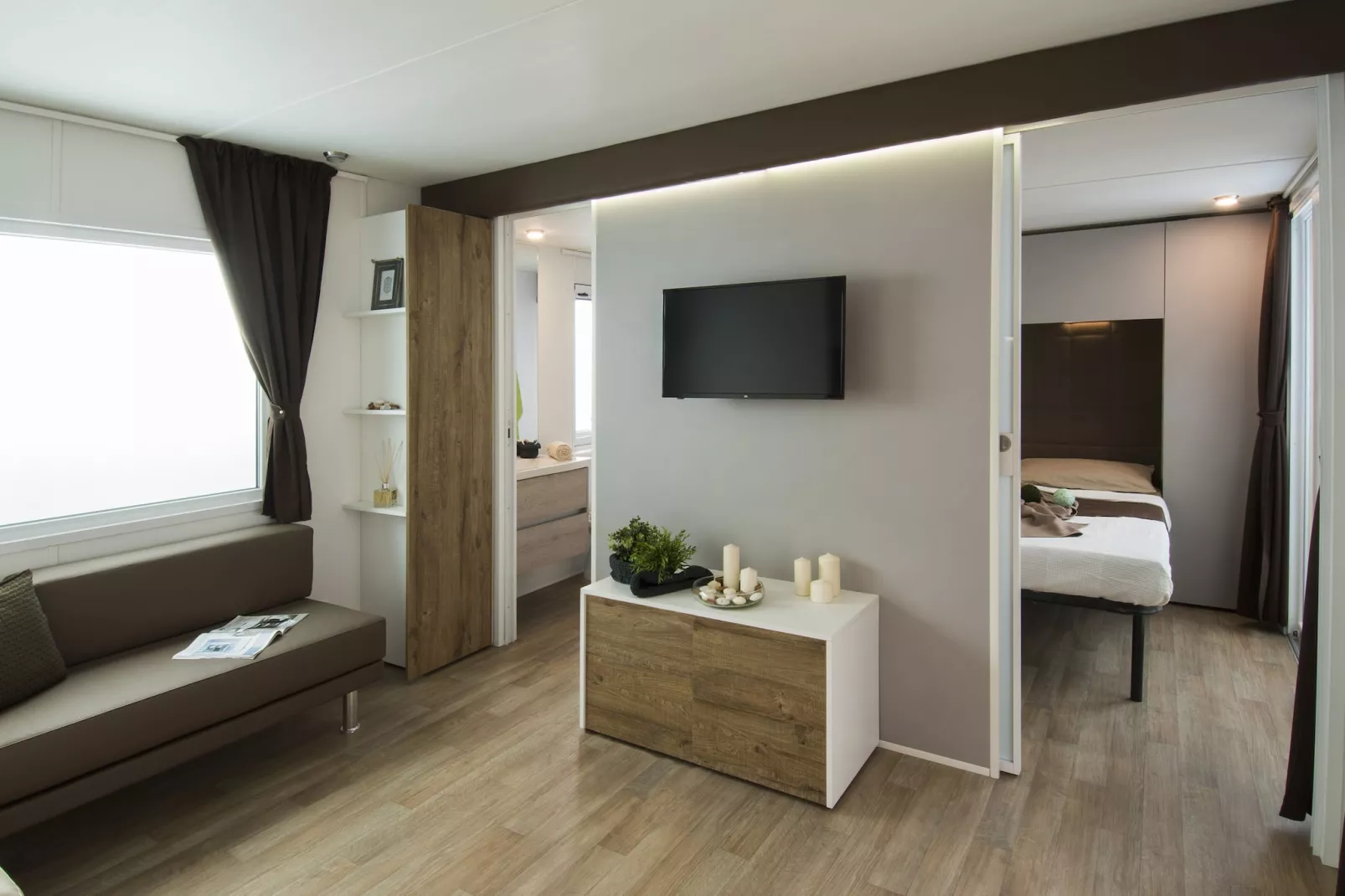 Club del Sole Orbetello Family Collection / LODGE SUPERIOR FAMILY max cap 6 pax - Woonkamer