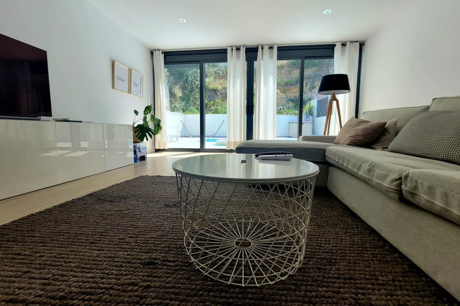 Villa con hermosa piscina cerca de Sitges - Woonkamer