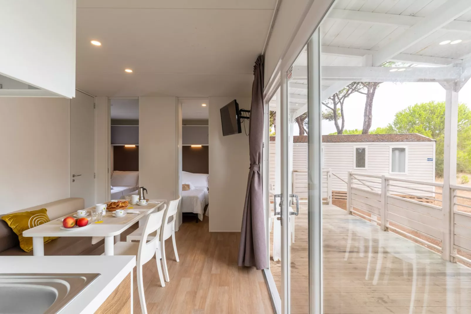 Club del Sole Orbetello Family Collection / LODGE SUPERIOR FAMILY max cap 6 pax - Woonkamer