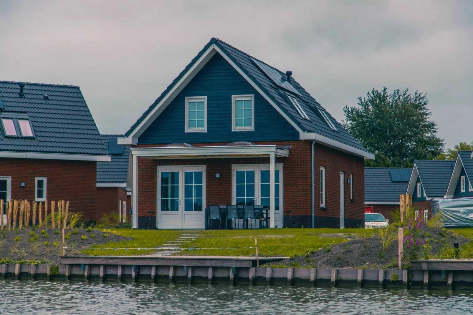 Watervilla Sauna 6 - Terrasbalkon