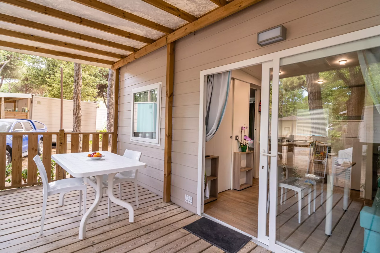 Club del Sole Adriano Family Collection - LODGE SUPERIOR FAMILY - Terrasbalkon