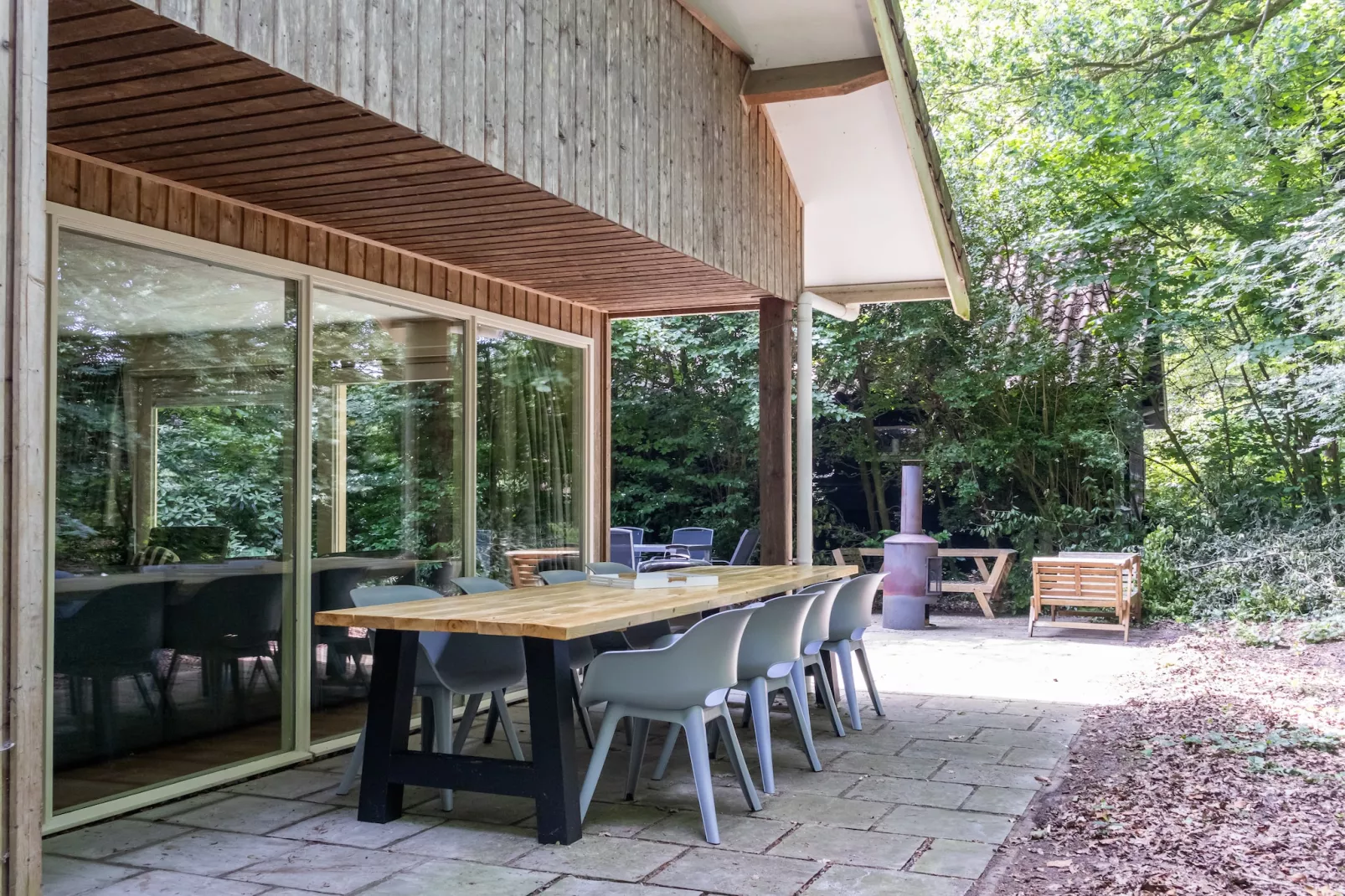 Huis in de Bossen - Tuinen zomer