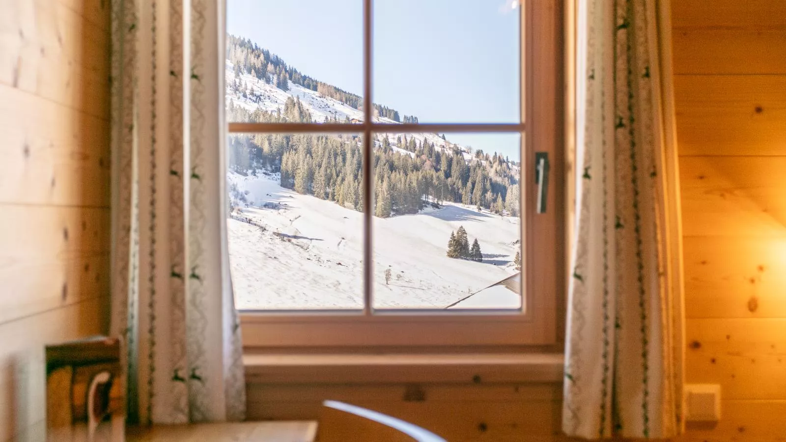 Schönangeralm Skihütte - Uitzicht winter