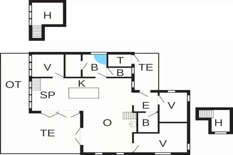 10 persoons vakantie huis in Ebeltoft - Plattegrond