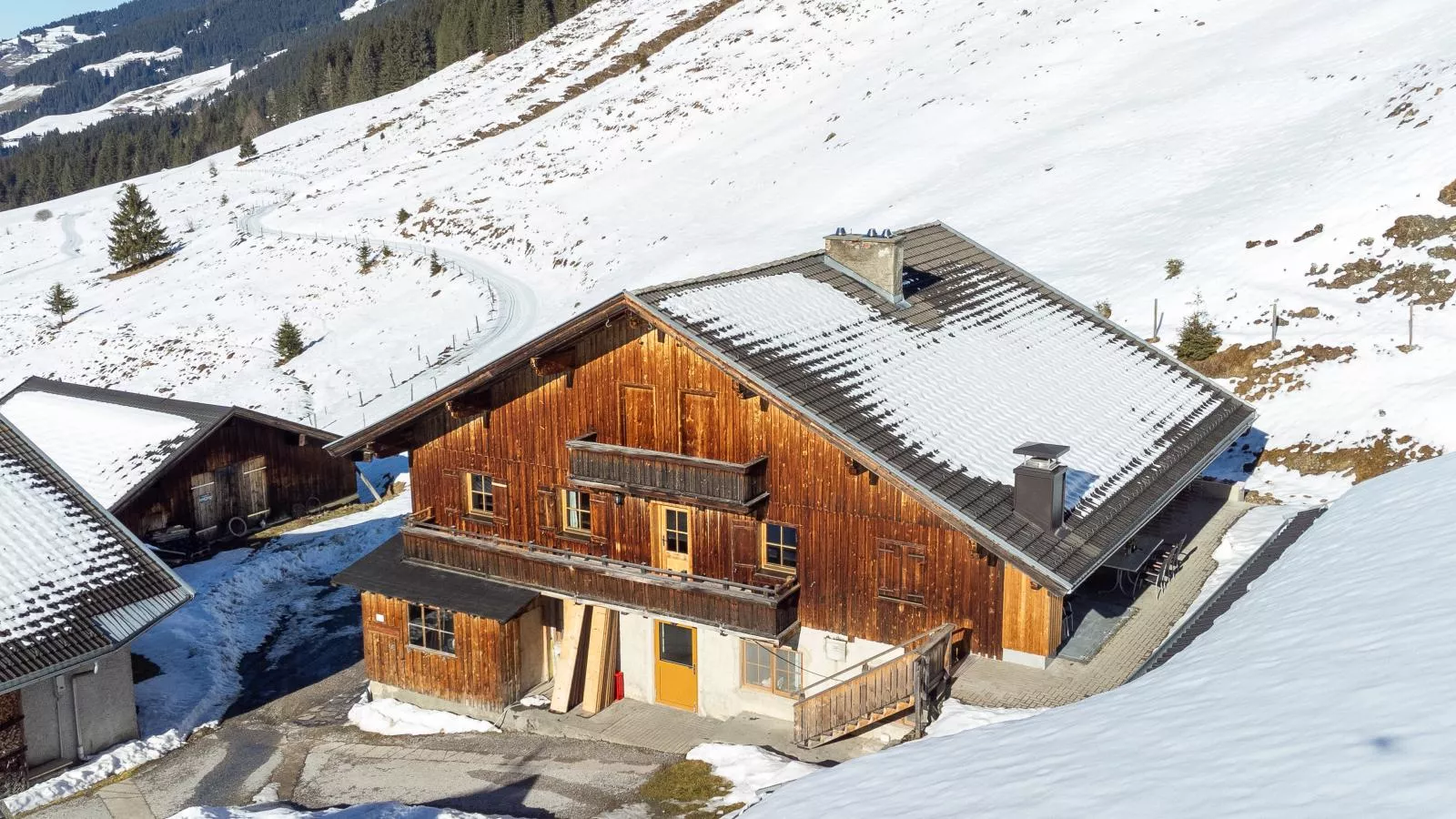 Schönangeralm Skihütte - Exterieur winter