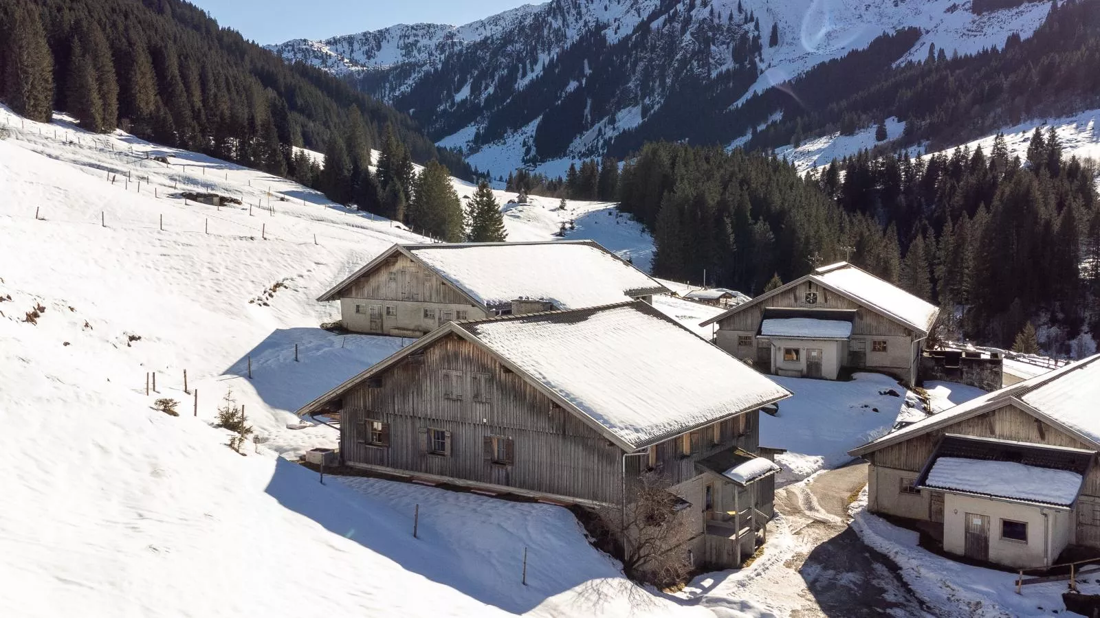 Schönangeralm Skihütte - Exterieur winter