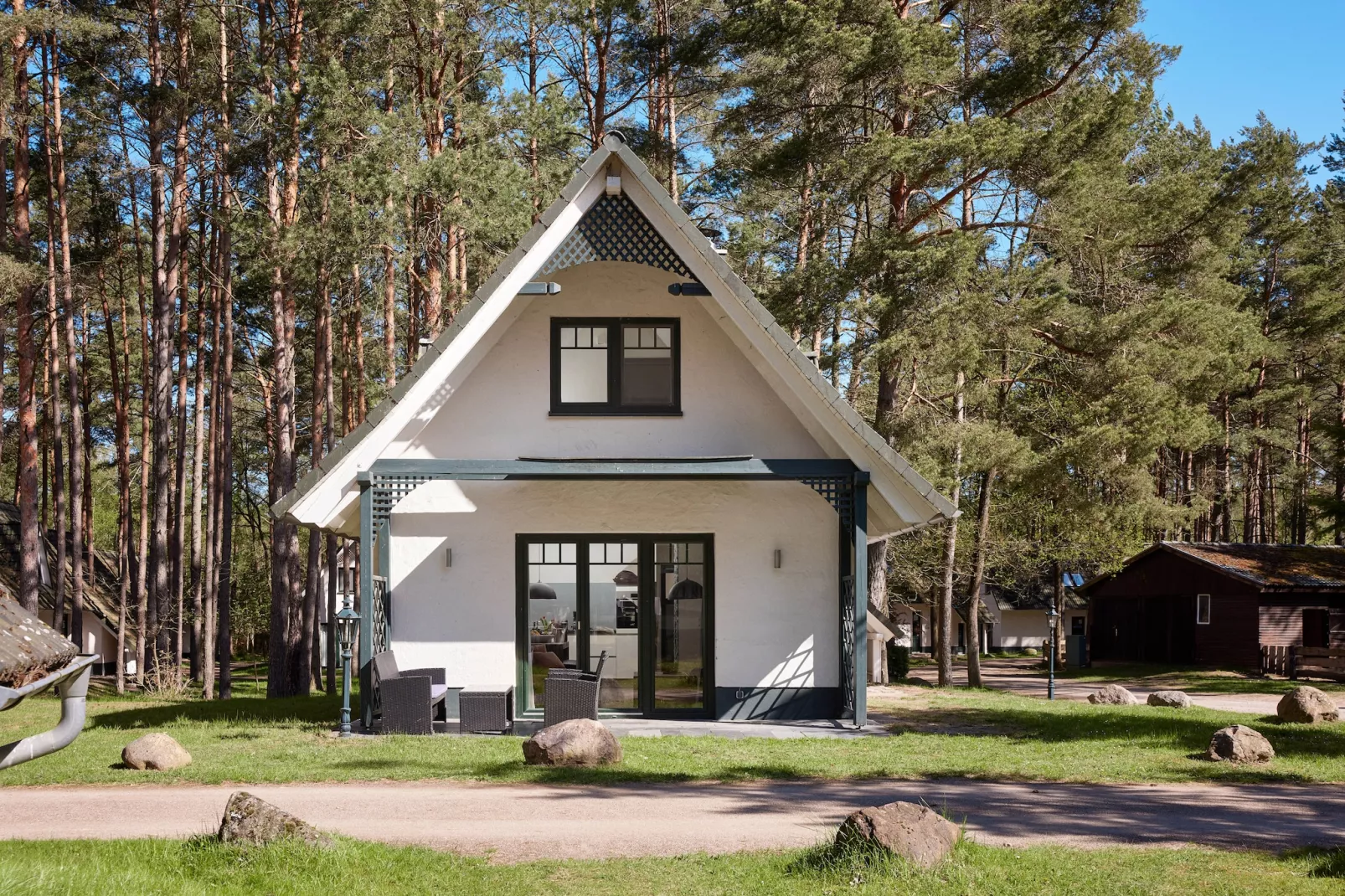 Doppelhaushälfte Typ 2 55 qm - Buitenkant zomer