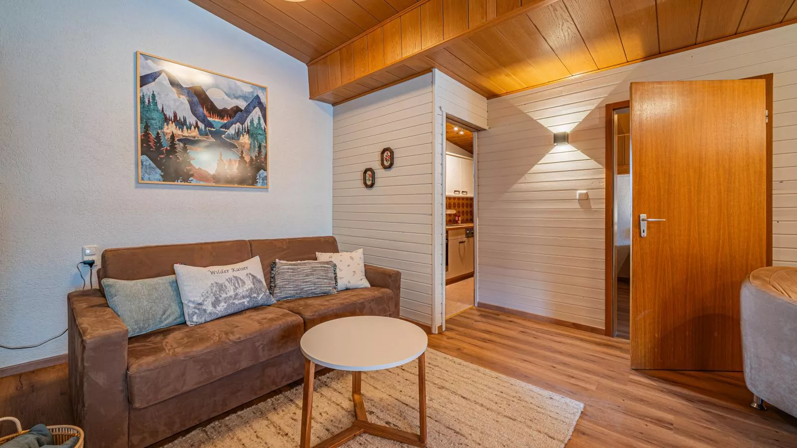 Das Bergnest Dorfglück - Woonkamer