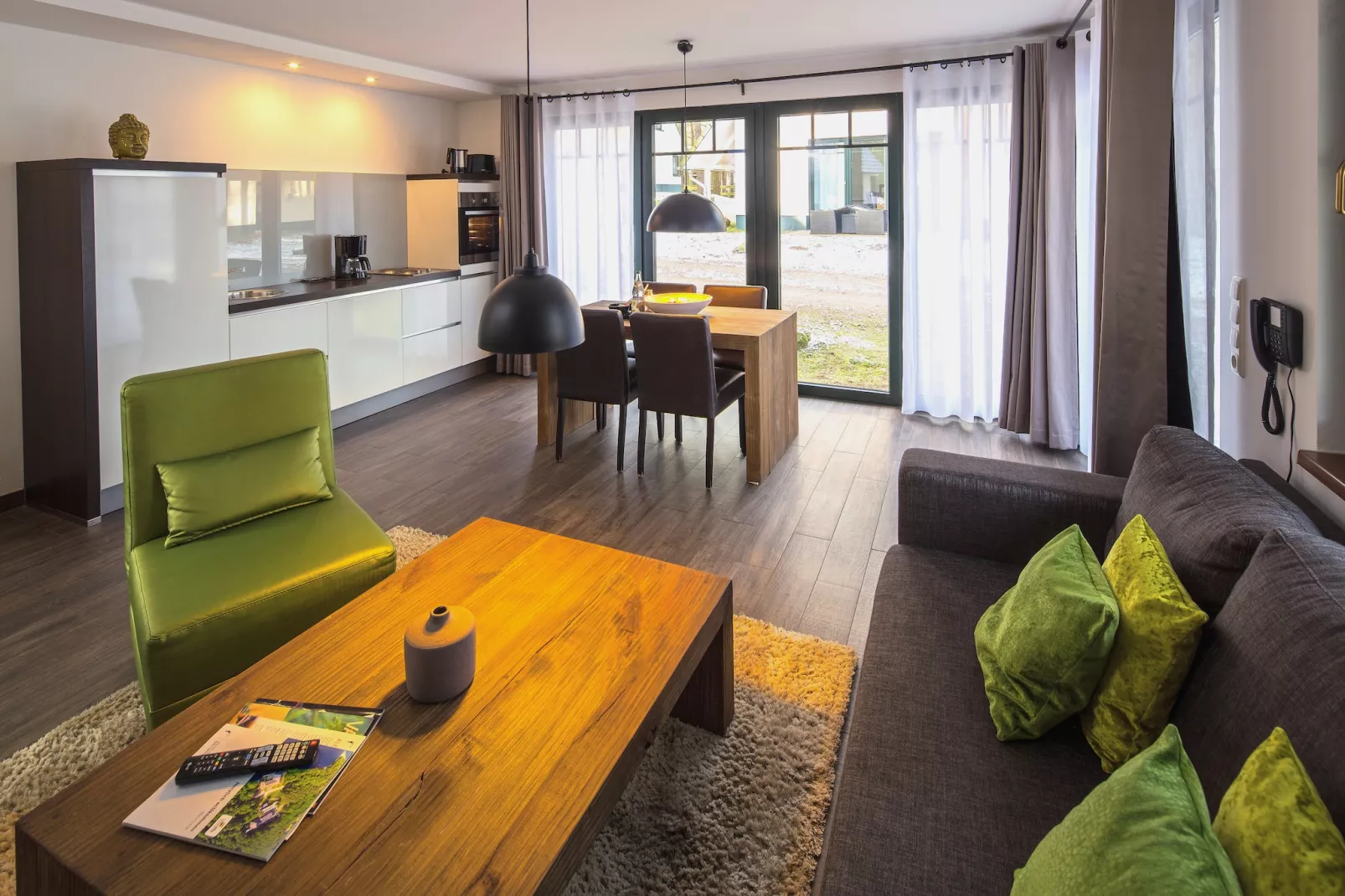 Doppelhaushälfte Typ 2 55 qm - Woonkamer