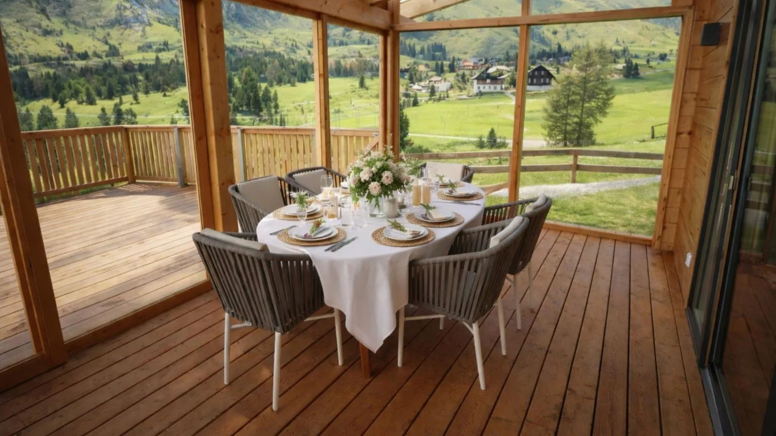 Designchalet Heidi Alm - Terrasbalkon