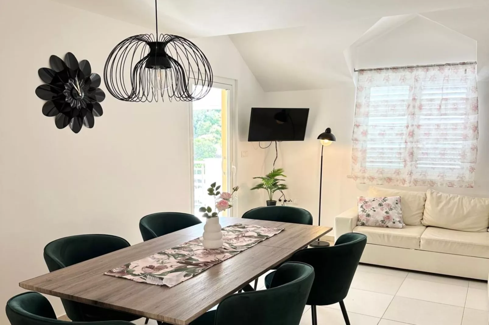 Apartments Korčula - Standard Two Bedroom Apartment with Terrace and Sea View (Seashell) - Eetkamer