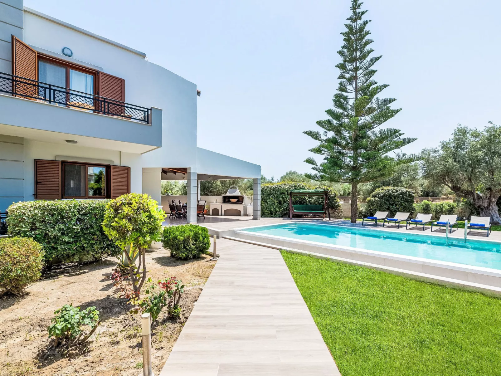 Villa Vergio in der Nähe des Strandes - Buiten