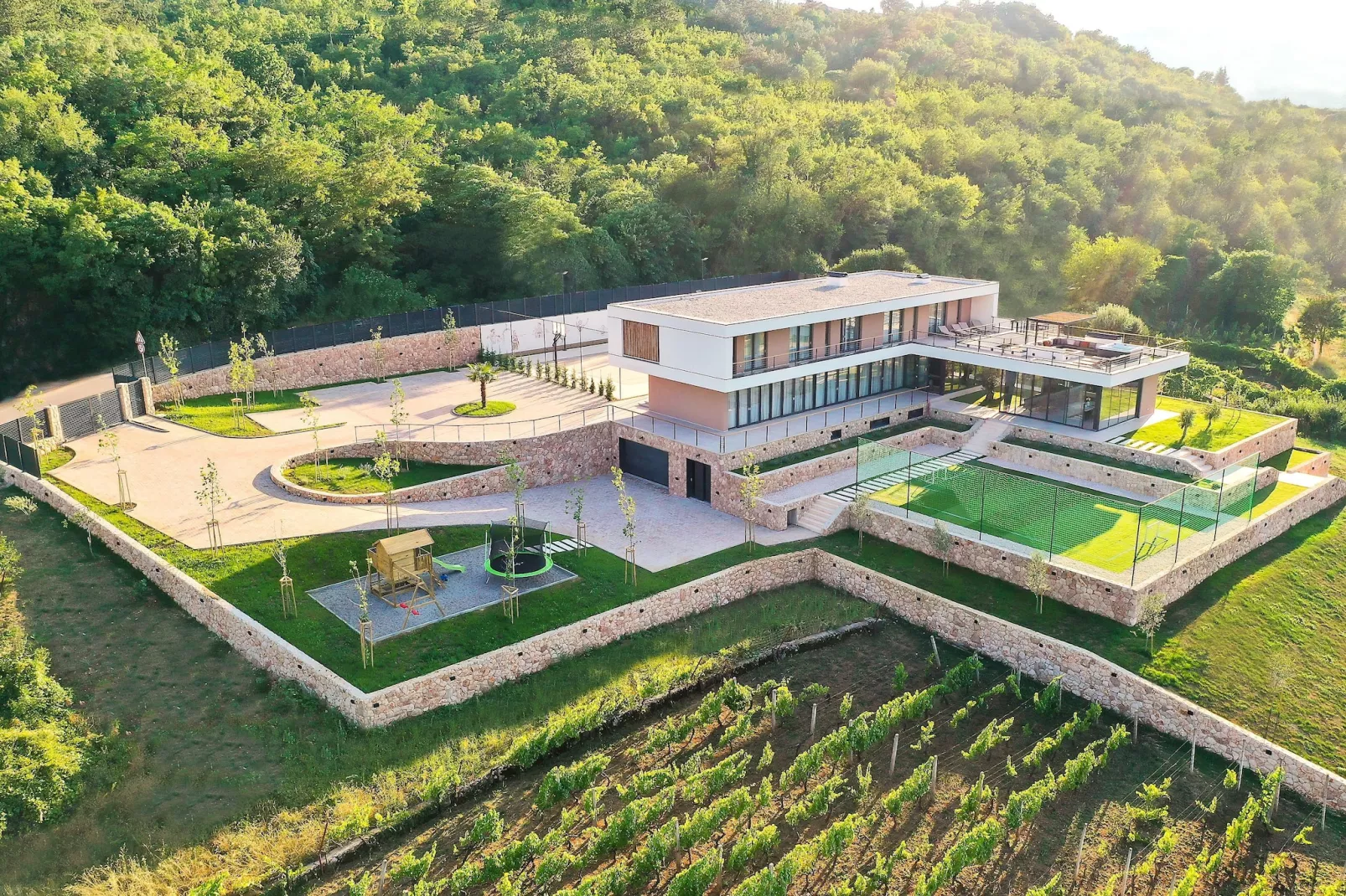 Villa Excelsior - Buitenkant zomer