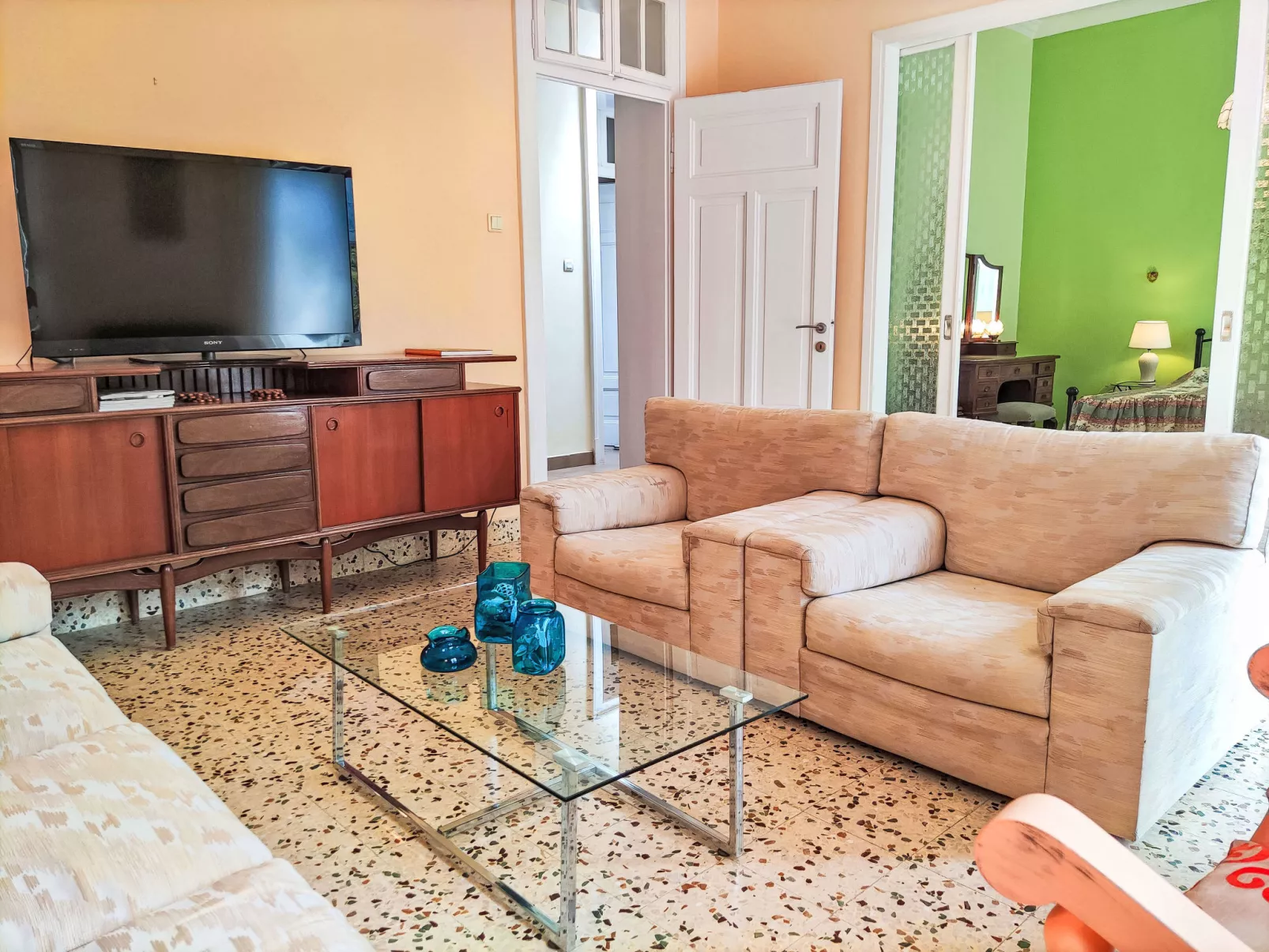 Wohnung mit Meerblick und großer Terrasse - Binnen