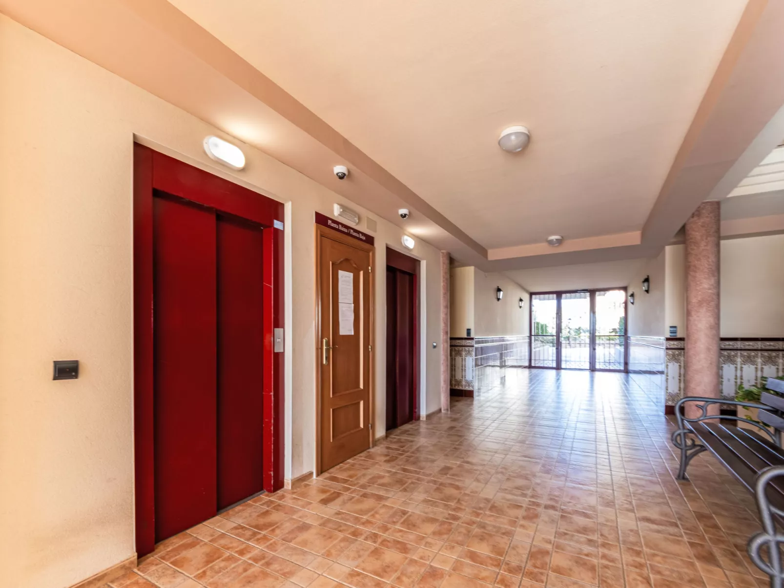 Playa Delicias - Binnen