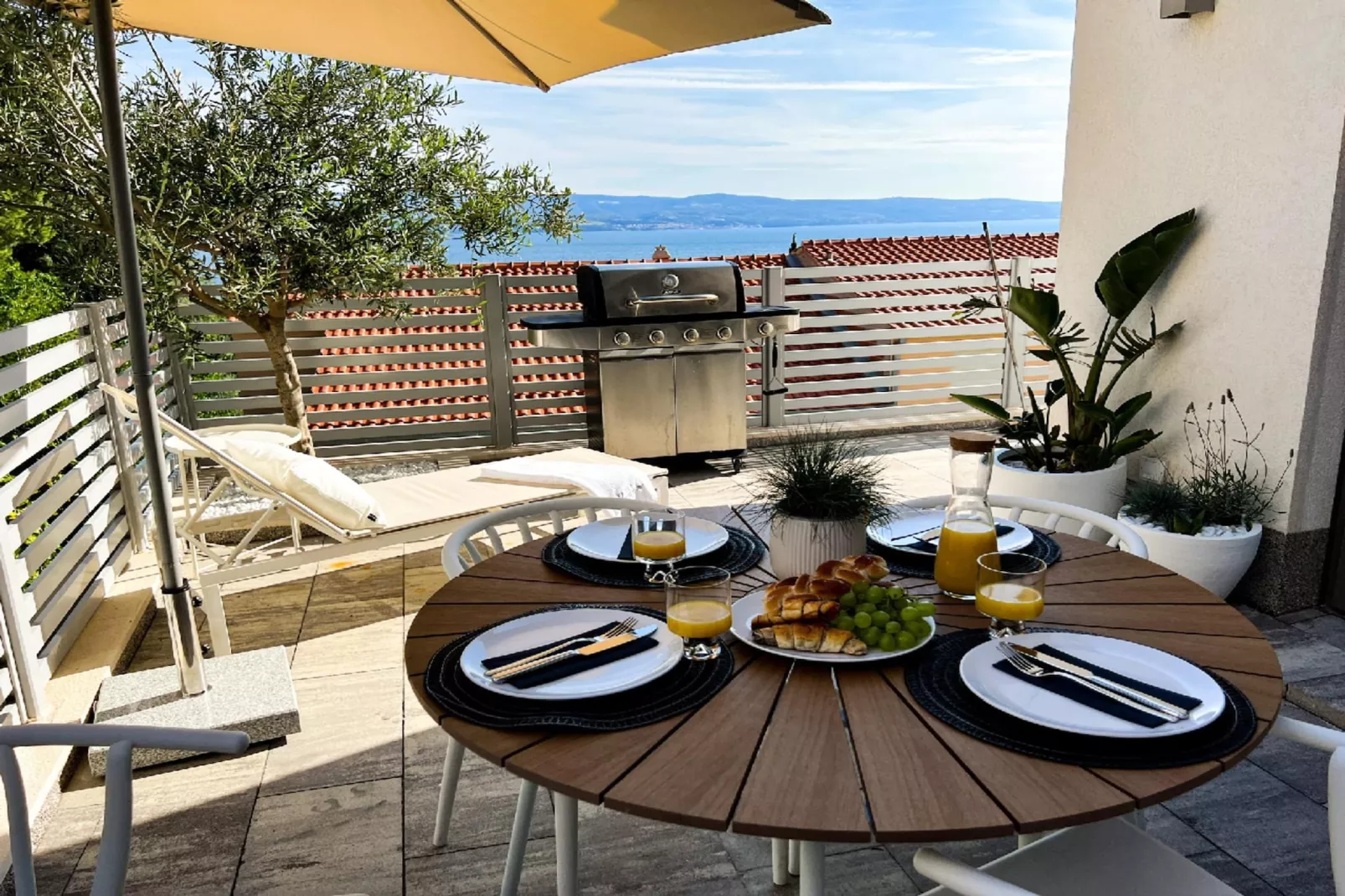 Villa Oneum – APT Mare - Terrasbalkon