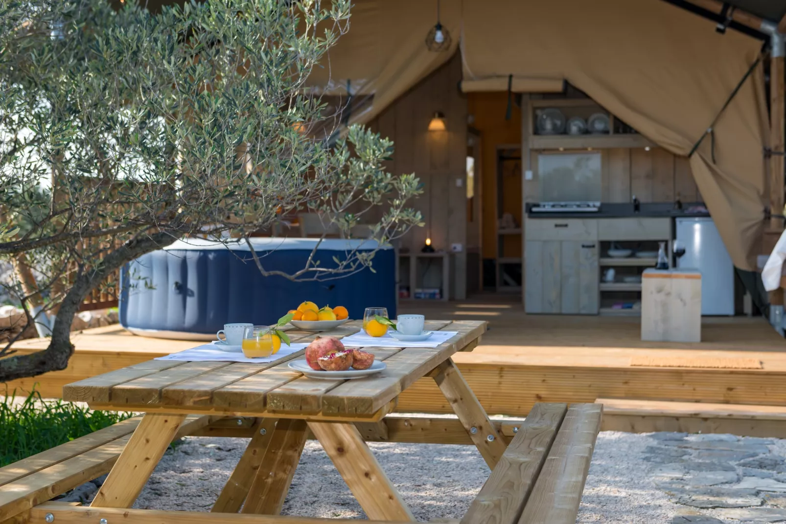 Adriatic Heritage Glamping No 1 - Terrasbalkon