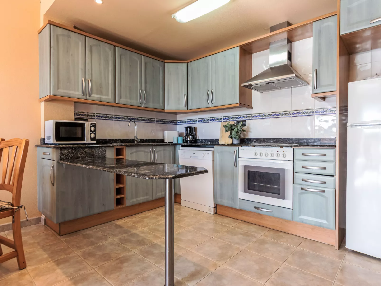 Playa Delicias - Binnen