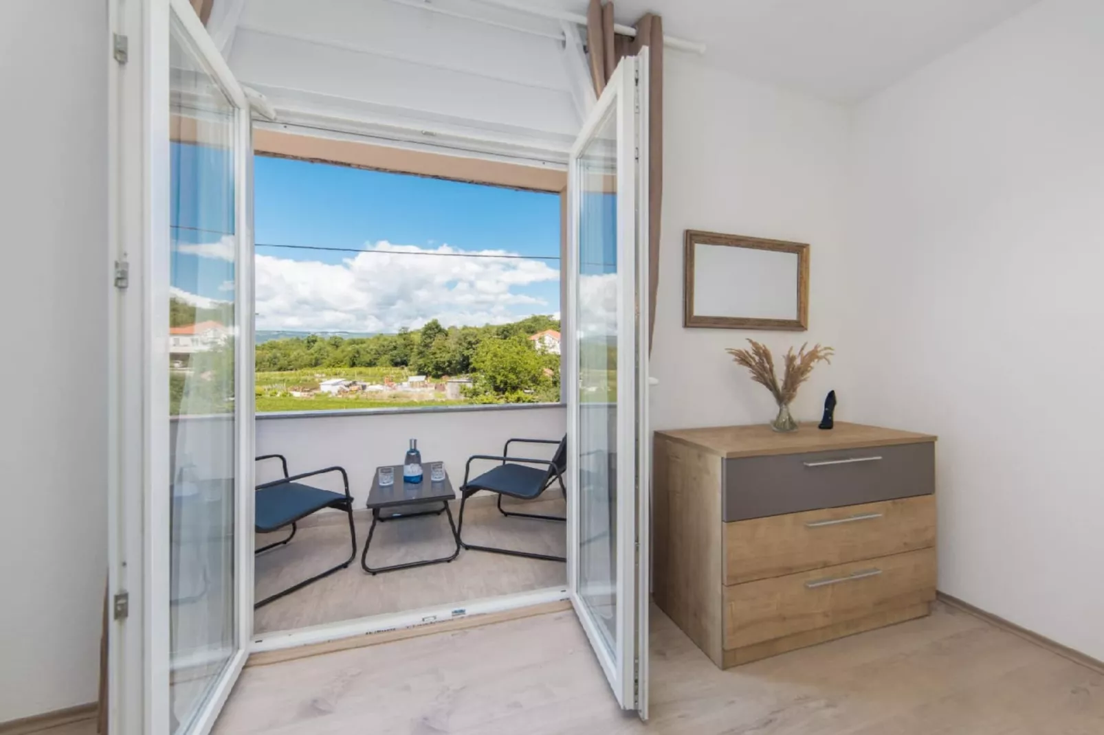 Villa Vinis Terra - Terrasbalkon