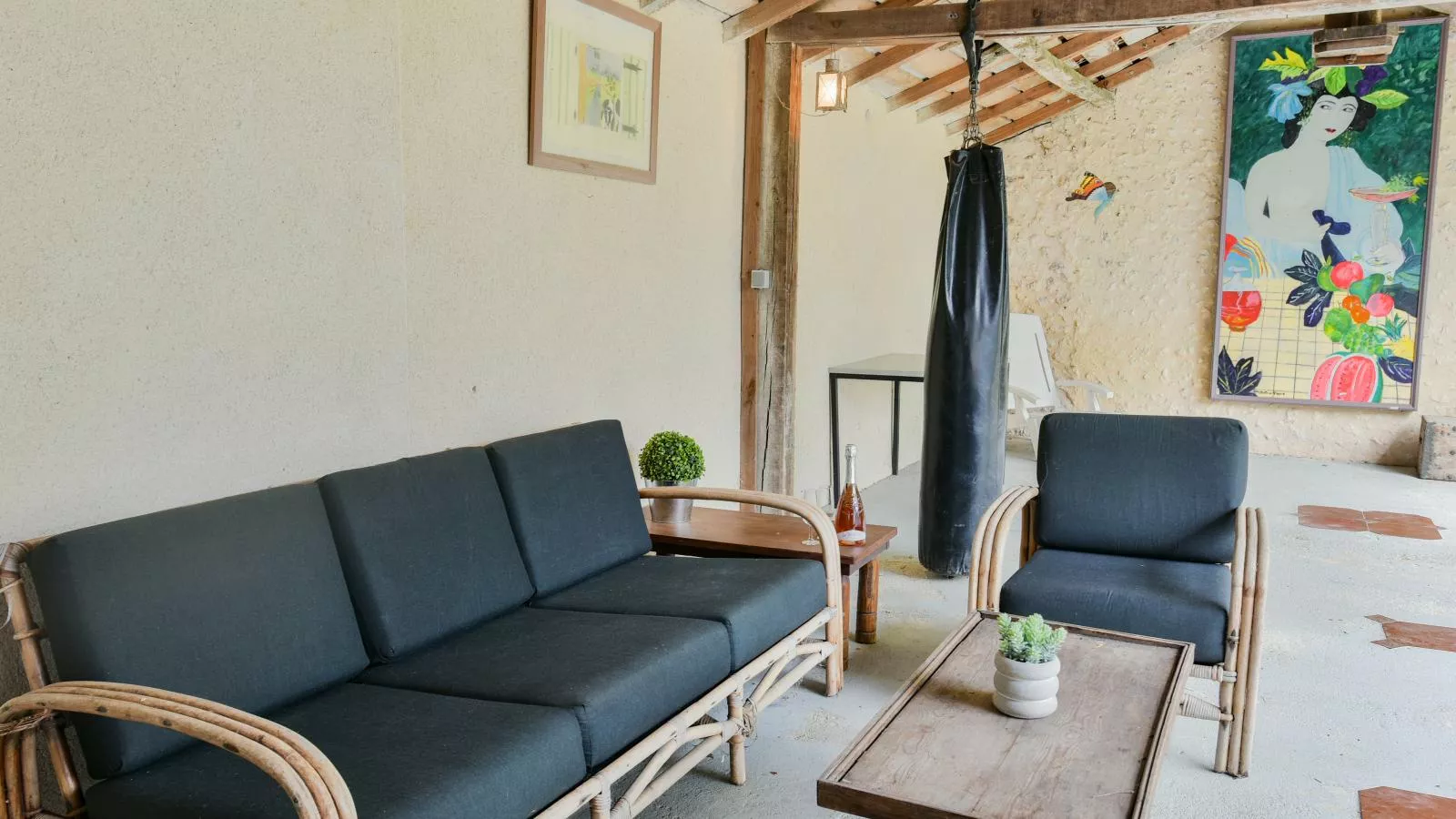 Lusignac Maswari - Terrasbalkon