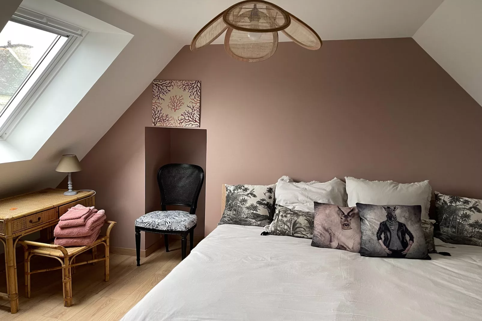 Joli Gite de vacances à Neulliac - Slaapkamer