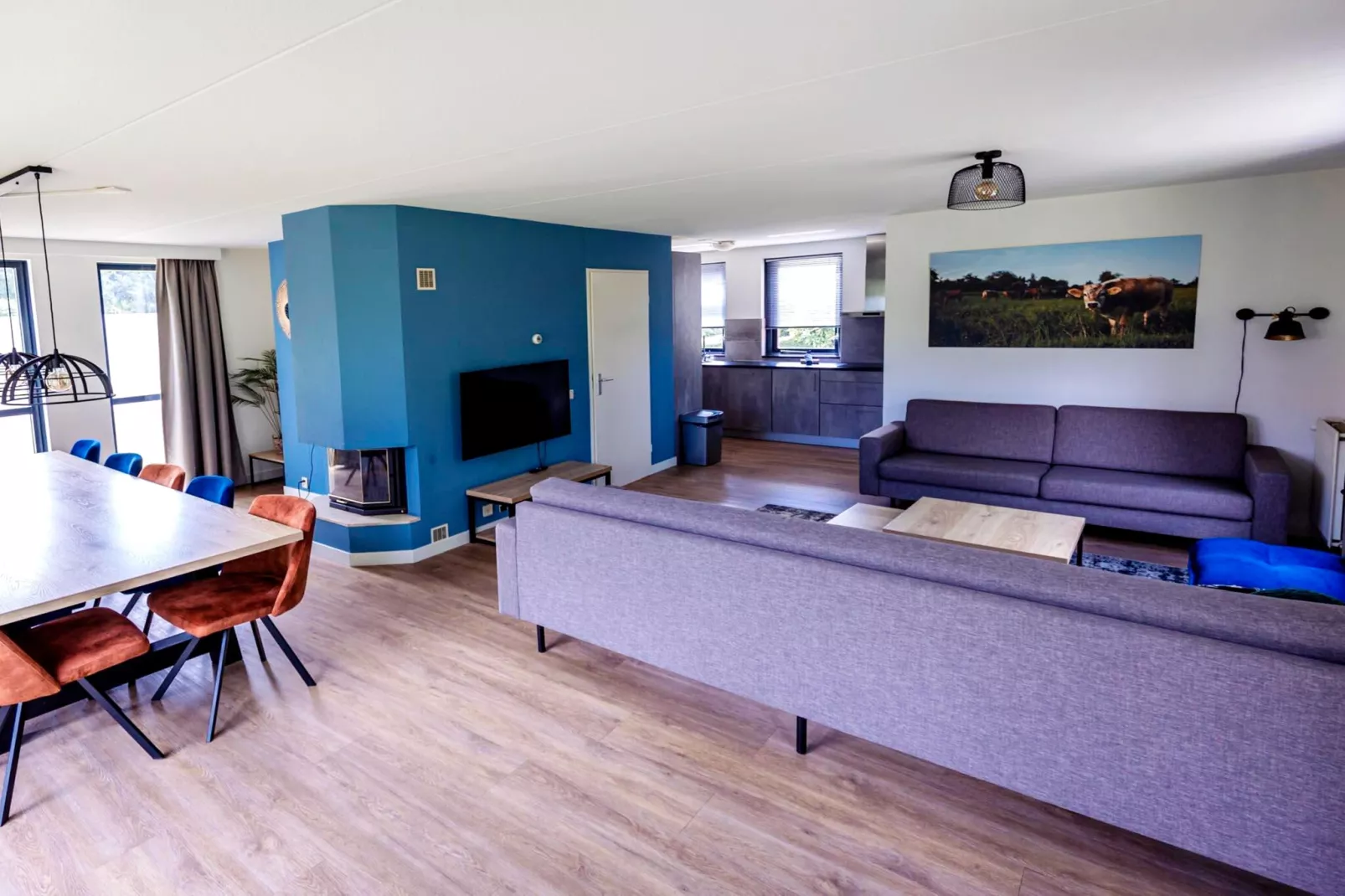 8 - Persons Family bungalow - Woonkamer