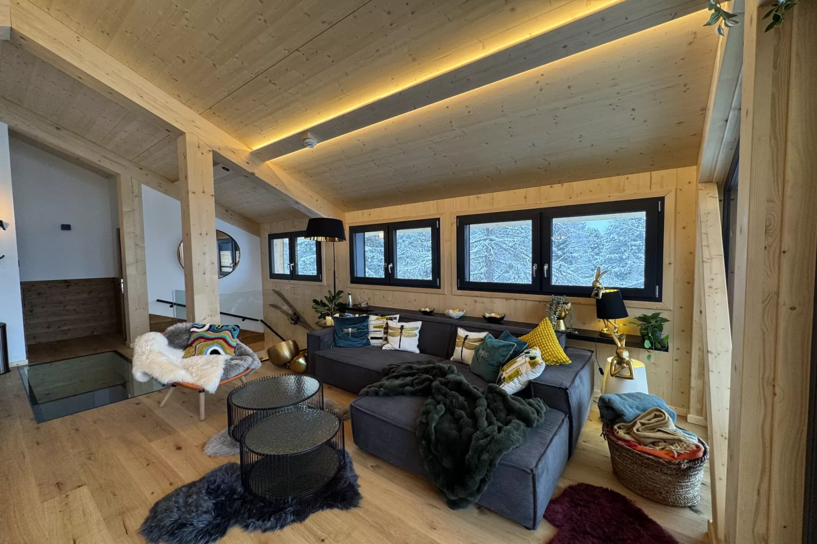 Naturchalets Turracher Höhe 56 - Woonkamer
