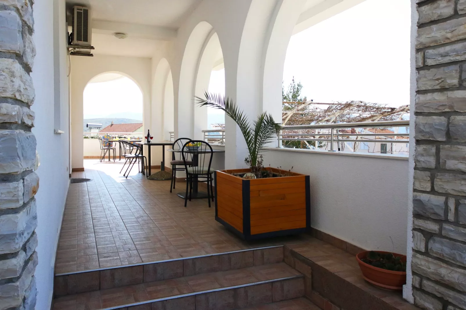 Apartments & Rooms Villa Petra - One Bedroom Apartment with Terrace 2 - Terrasbalkon