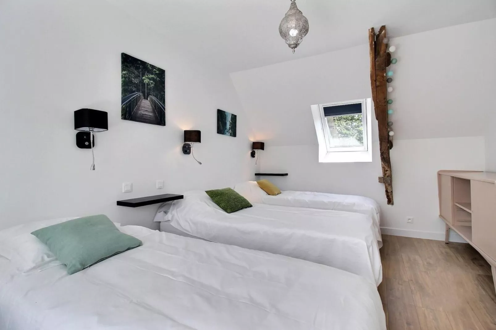 Joli Gite de vacances à Neulliac - Slaapkamer