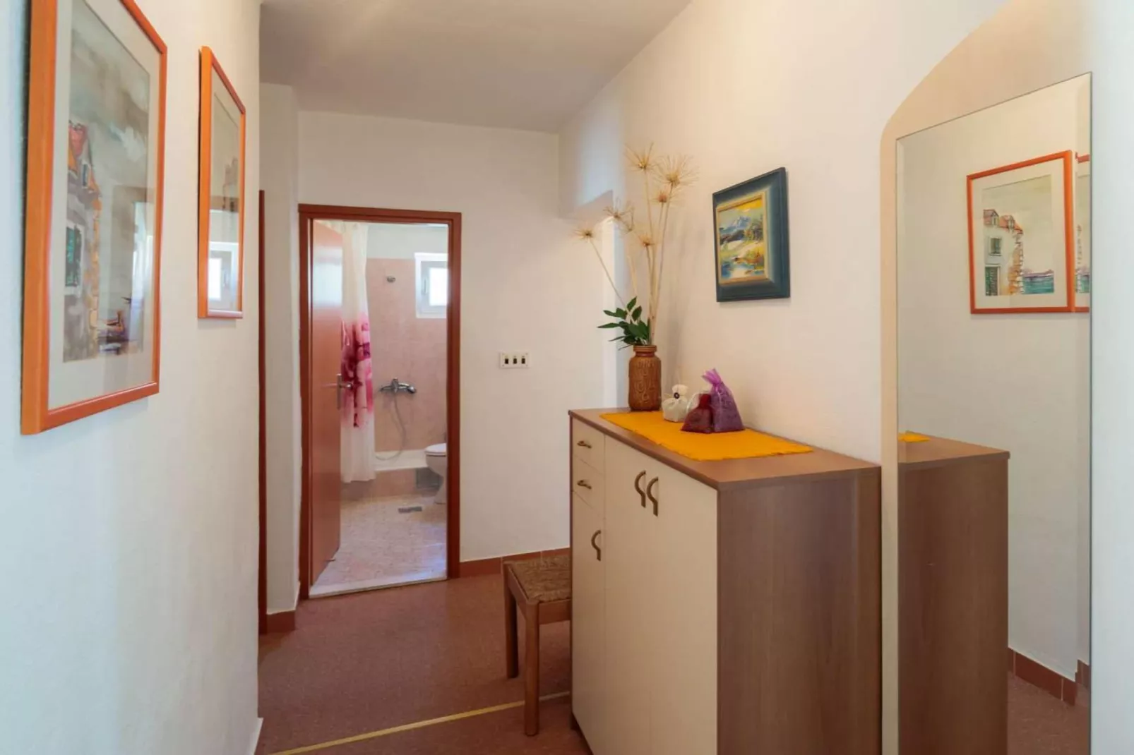 Apartment Oaza - Three Bedroom Apartment with Terrace and Sea View - Badkamer